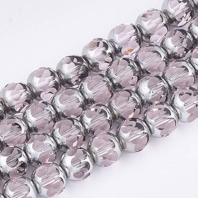 Electroplate Glass Beads Strands