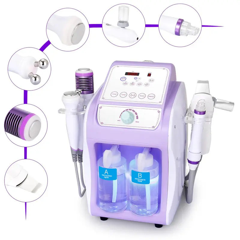 Peneelily 6-in-1 Hydrodermabrasion Machine for Deep Cleansing Hydration - Pro Facial Tool for Estheticians
