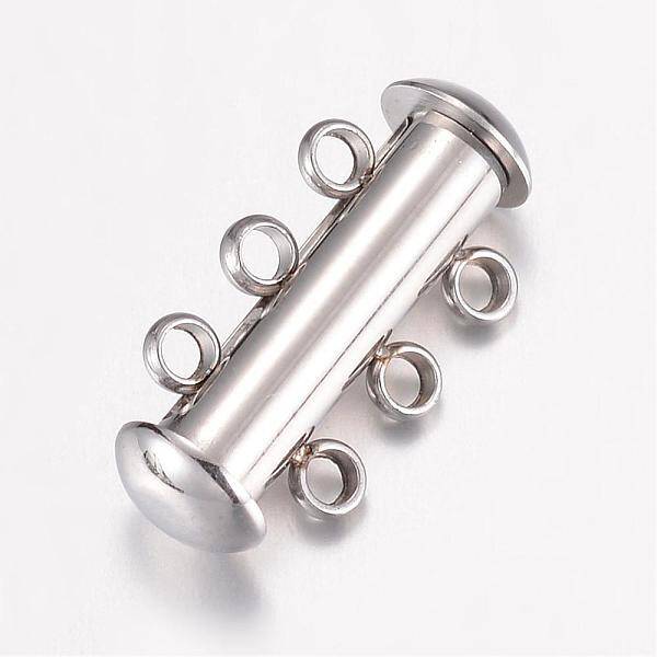 Tarnish Resistant 304 Stainless Steel Slide Lock Clasps