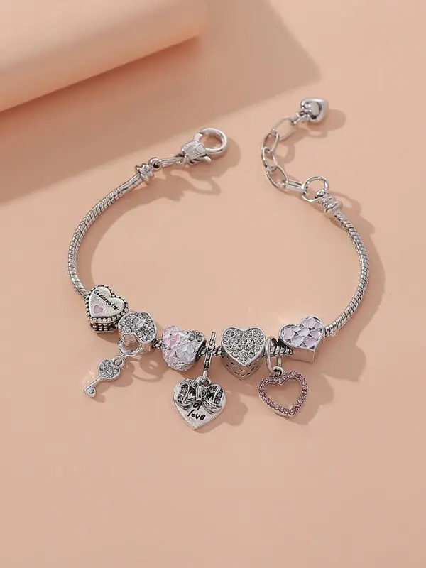 2024 New Trendy Rhinestone Matching Bracelet, Fashion Accessories for Wedding Engagement Bridesmaid Costume Dress Prom Party ...