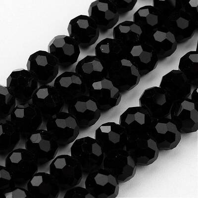 Transparent Glass Bead Strands