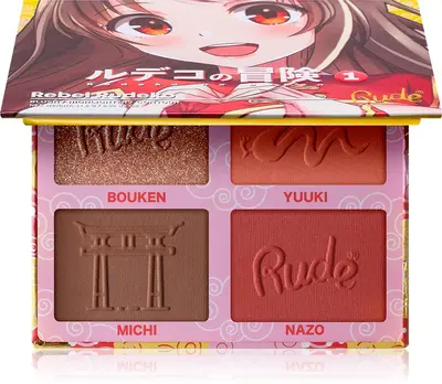 Rude Cosmetics Manga Multifunctional Face Palette Color Rebel Rudeko 11.2 g