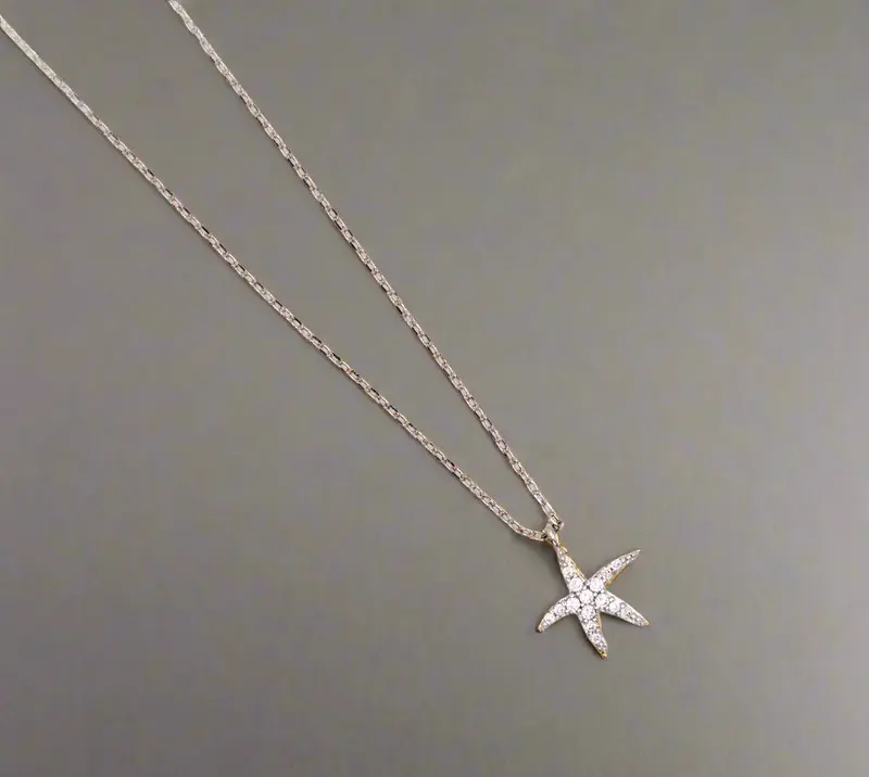 Starry Seas Necklace | Color: Silver
