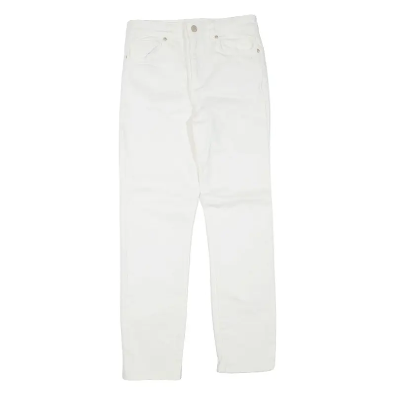 KAREN MILLEN Womens Jeans White Regular Skinny W26 L27