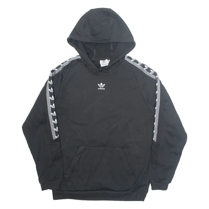 ADIDAS Mens Black Hoodie M