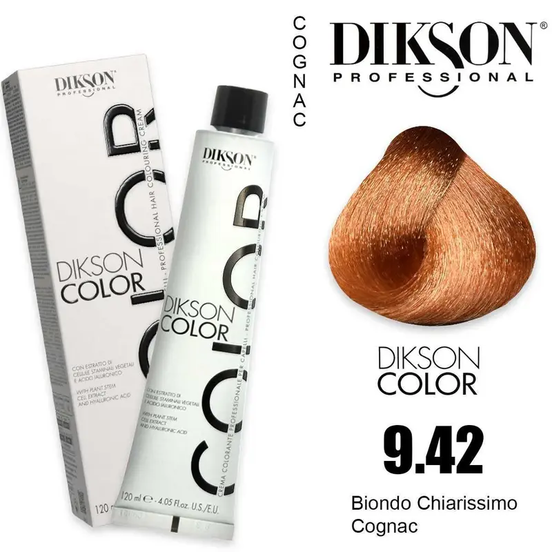 Dikson Color 120 Ml 9.42 Very Light Blonde Cognac