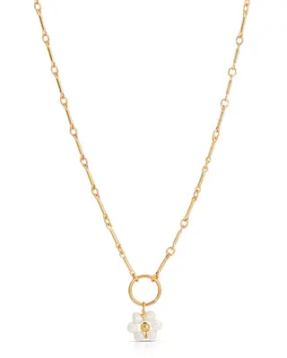 Flor Del Sol Necklace | Metal Color: Gold
