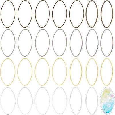 200Pcs 4 Color Brass Linking Rings