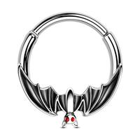 Oufer 16G Hanged Bat Septum Ring Daith Hoop