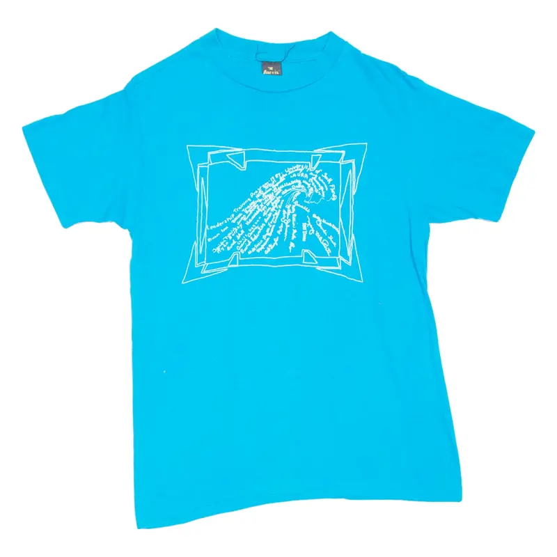 Mens T-Shirt Blue M