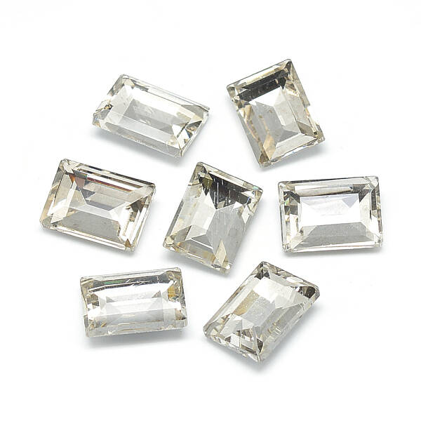 Pointed Back Glass Rhinestone Cabochons