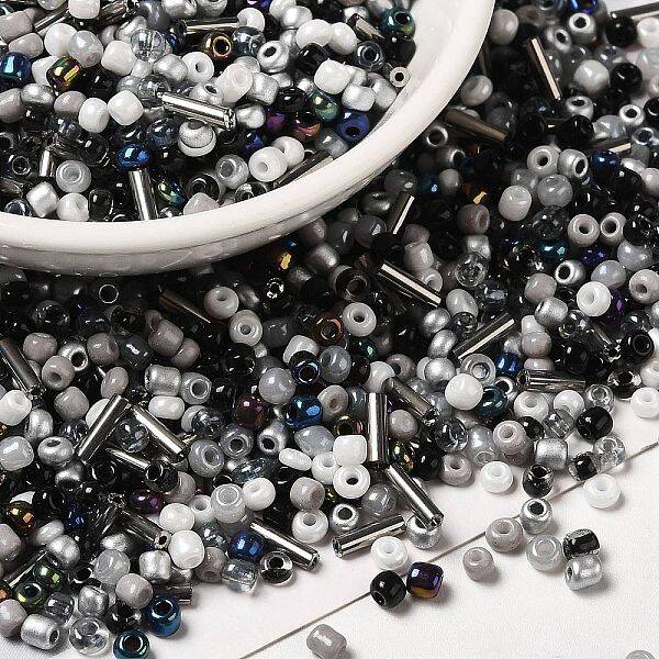 Opaque & Transparent Inside Colours Glass Seed Beads