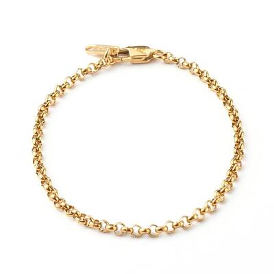 304 Stainless Steel Rolo Chain Bracelets