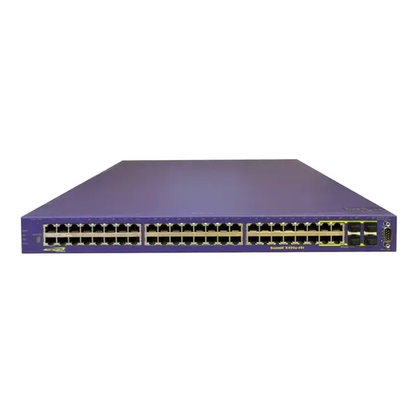 16157 Extreme Networks Summit X450a Series 48 x Ports 1000Base-T + 4 x Ports Shared SFP 1U Rack-mountable Layer 2 Network Swi...