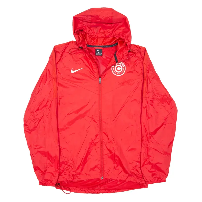 NIKE FC CHAMPEL Track Jacket Red Nylon Mens S