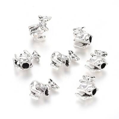 Alloy European Beads