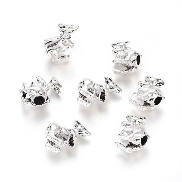 Alloy European Beads