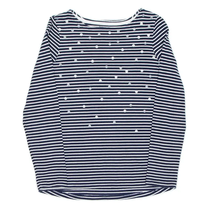 JOULES Womens T-Shirt Blue Long Sleeve UK 10
