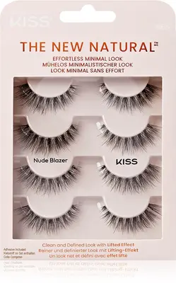 KISS The New Natural Effortless Minimal Look False Eyelashes Nude Blazer 8 Pieces