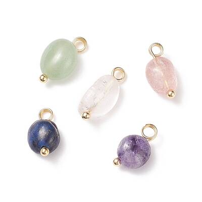 Natural Mixed Stone Charms