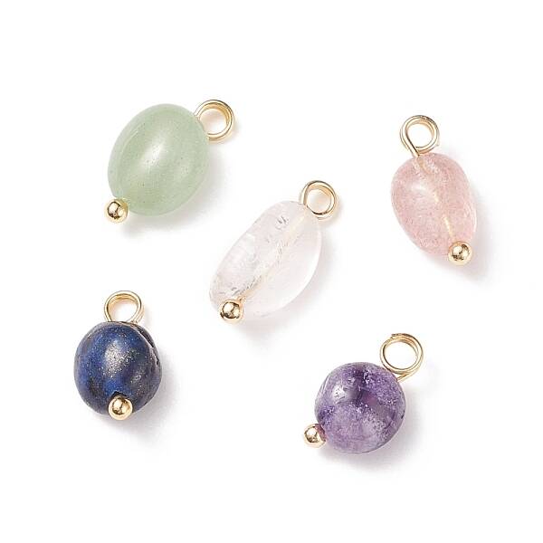 Natural Mixed Stone Charms