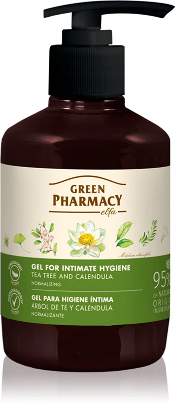 Green Pharmacy Marigold & Tea Tree Hygiene Gel intima 370 ml