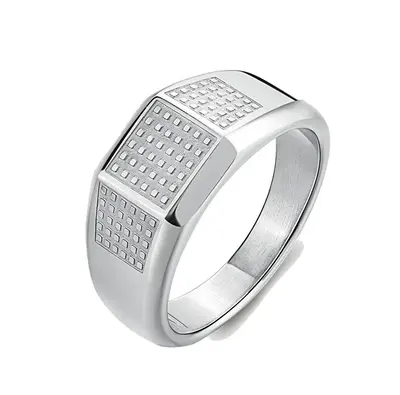 Brosway Elegant Bullet BUL68 Men's Steel Ring - Circumference: 67 mm