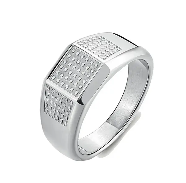Brosway Elegant Bullet BUL68 Men's Steel Ring - Circumference: 67 mm