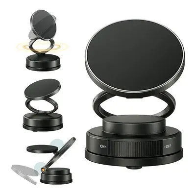 Adjustable 360-Degree Phone Stand-HandsFree Mount Magnetic Phone Stand, Fordable andRetractable, Magnetic Car Phone Holder, i...
