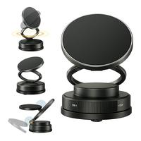 Adjustable 360-Degree Phone Stand-HandsFree Mount Magnetic Phone Stand, Fordable andRetractable, Magnetic Car Phone Holder, i...