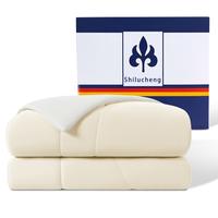 Shilucheng Cooling Comforter,Arc-Chill Comforter - Q-Max>0.4 Cooling Tech,All-Season Snow Ivory Blanket for Hot Sleepers,Brea...