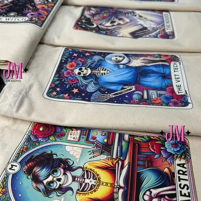 Tarot Card Tote Bags - Reusable and Portable