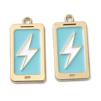 Rack Plating Alloy Enamel Pendants