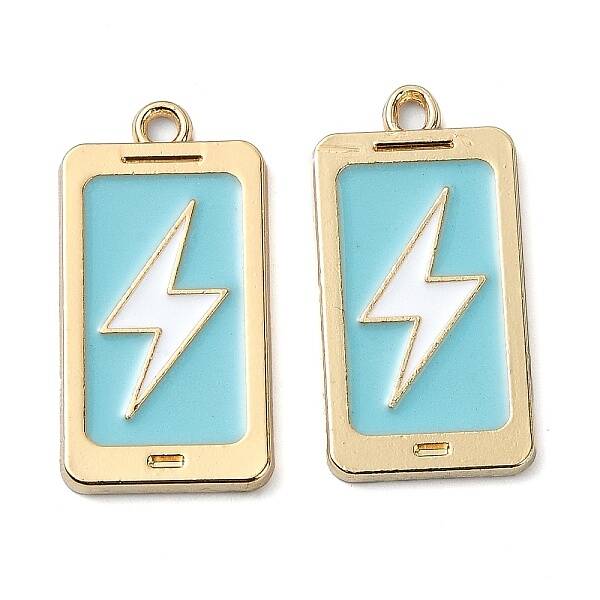 Rack Plating Alloy Enamel Pendants