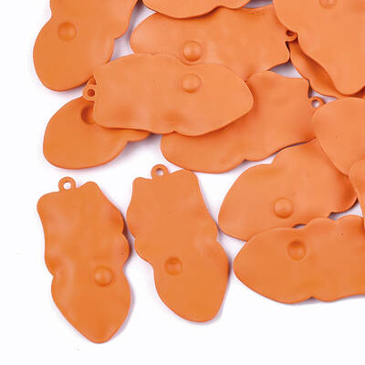 Spray Painted Iron Pendants