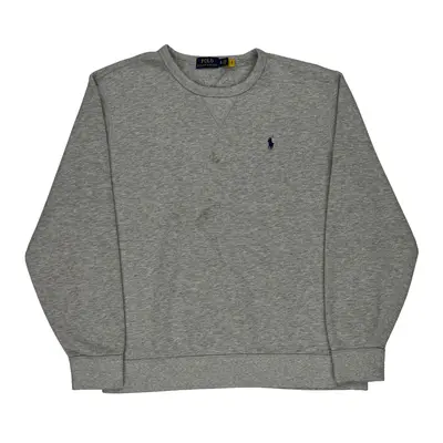 Ralph Lauren Sweatshirt - XL Grey Cotton Blend