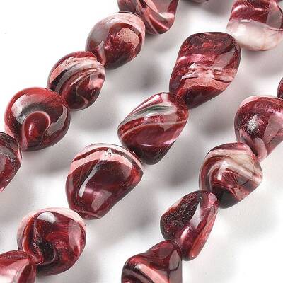 Dyed Natural Trochus Shell Beads Strands