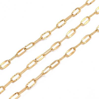 PVD Vacuum Plating 304 Stainless Steel Cable Chains