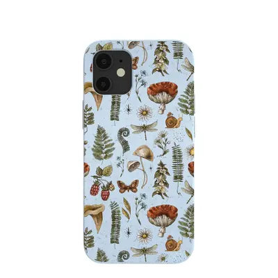 Powder Blue Nature walks iPhone 12 Mini Case