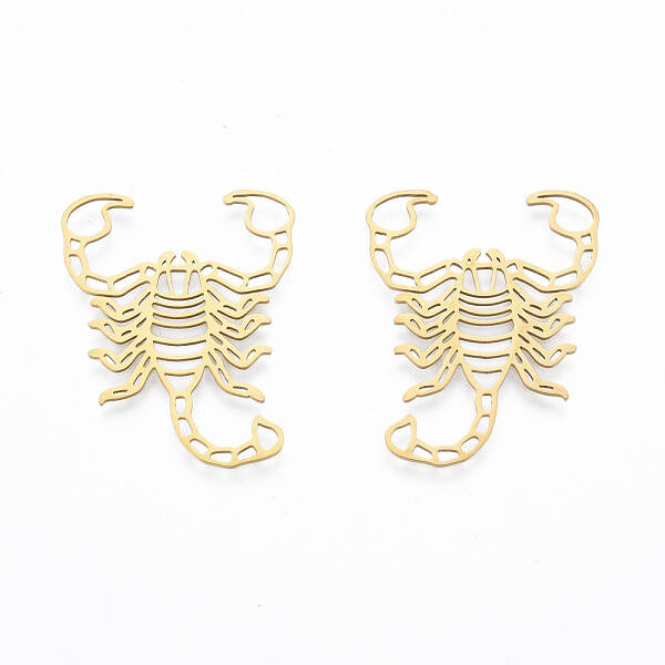 201 Stainless Steel Filigree Joiners
