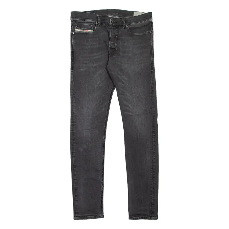 DIESEL Tepphar Mens Jeans Grey Slim Tapered W30 L32