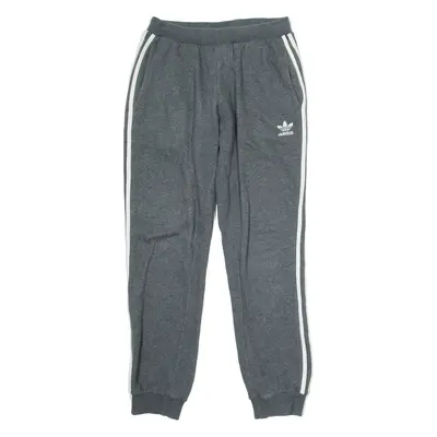 ADIDAS ORIGINALS Mens Joggers Grey Tapered S W28 L30