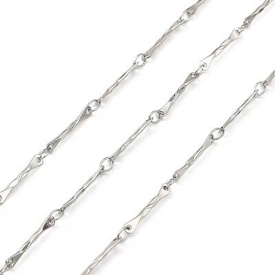 Tarnish Resistant 304 Stainless Steel Bone Link Chains