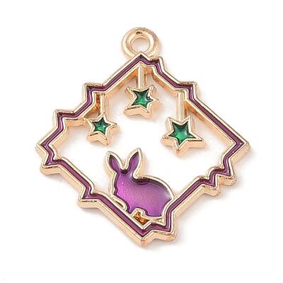 Alloy Enamel Pendant