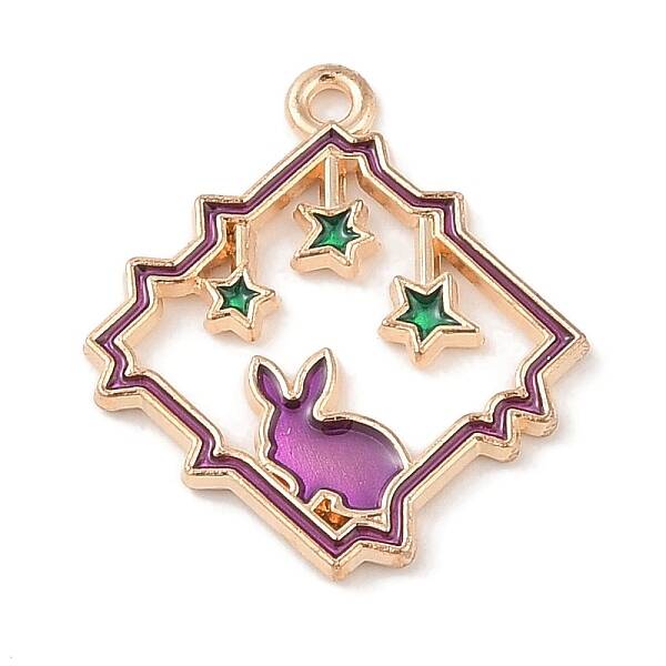 Alloy Enamel Pendant