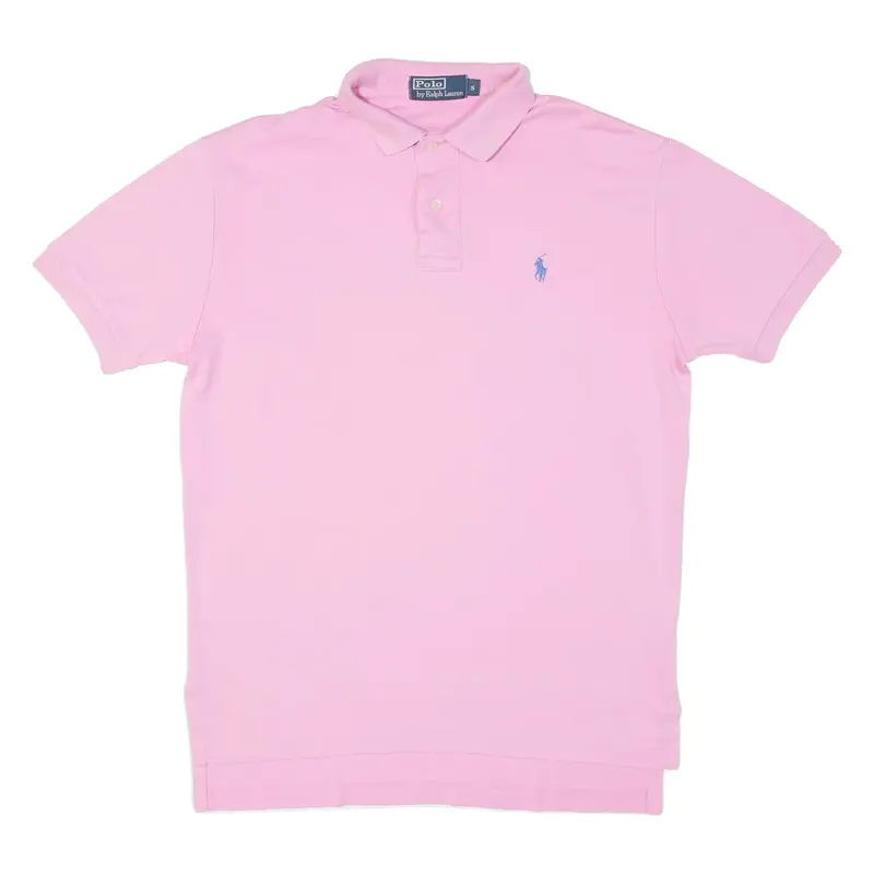 POLO RALPH LAUREN Mens Polo Shirt Pink S