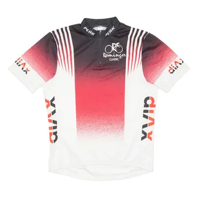 Cycling Mens Jersey Red 1/4 Zip L