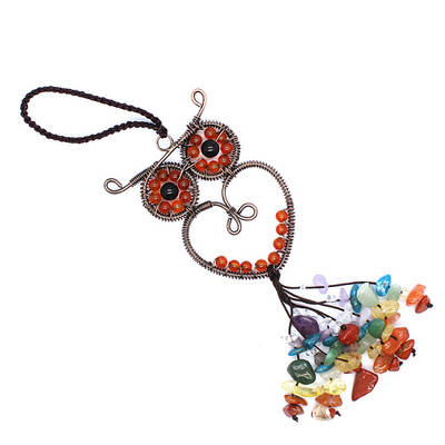 Carnelian Owl Pendant Decorations