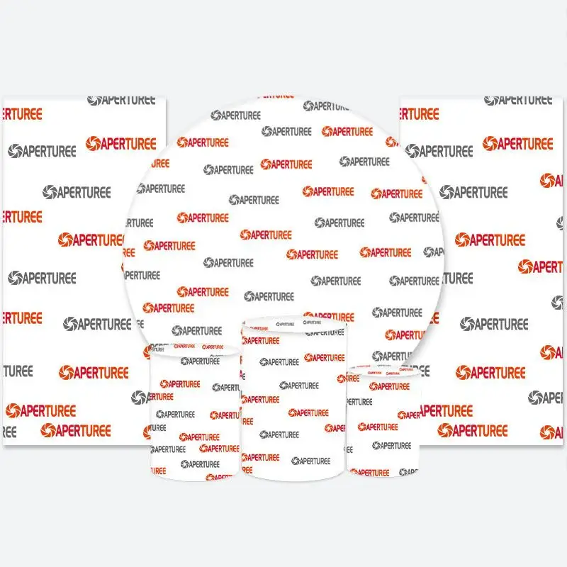 Custom Round Backdrop Kit with Rectangular Panel