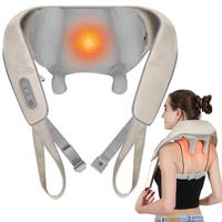 BINGDOO Shoulder and Neck Shiatsu Massager, Massager, Rechargeable, Neck Pain, Relax Shoulder and Neck, Home, Car, Fulfillmen...